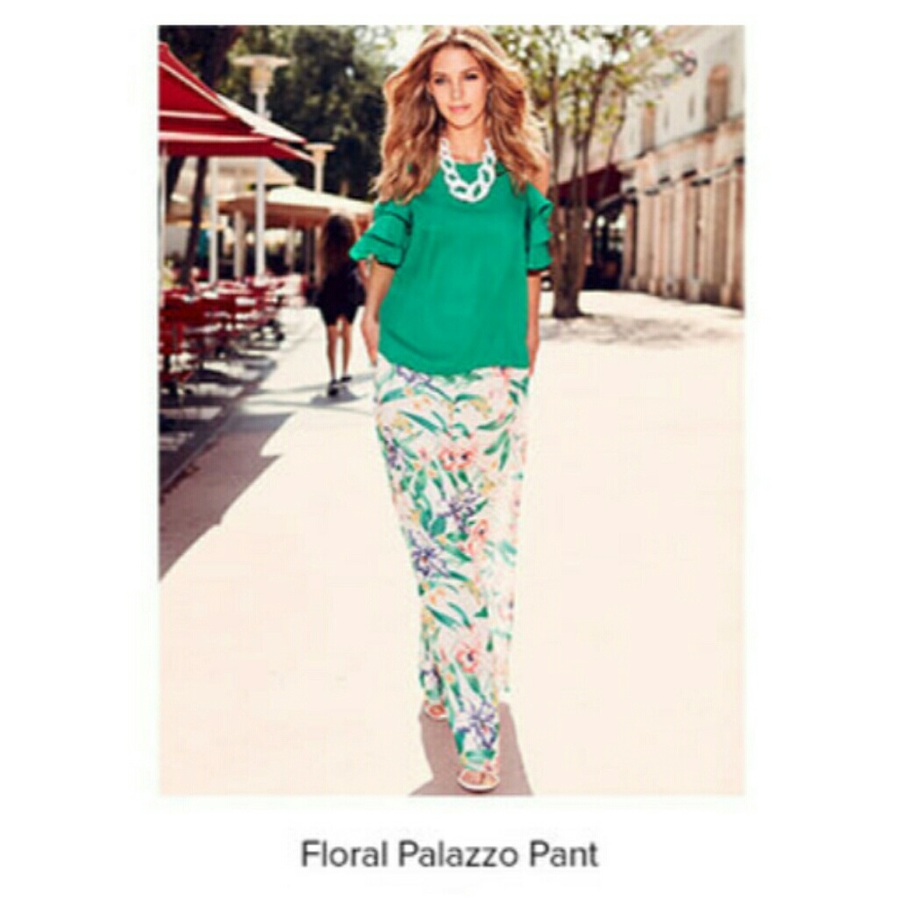 Floral pallazo pants